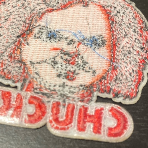 Chucky Face Classic Horror Character Embroidered 3.5" Tall iron on patch - Picture 4 of 5